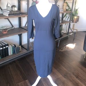 Weekend by Max Mara Navy Pencil Sheath dress Sz Small #0447